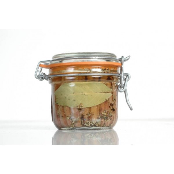 Vérrine de Filets d'Anchois à l'huile d'olive 130 gr net égoutté