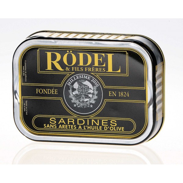 Sardines à l'huile sans arêtes millésimées 115 gr 