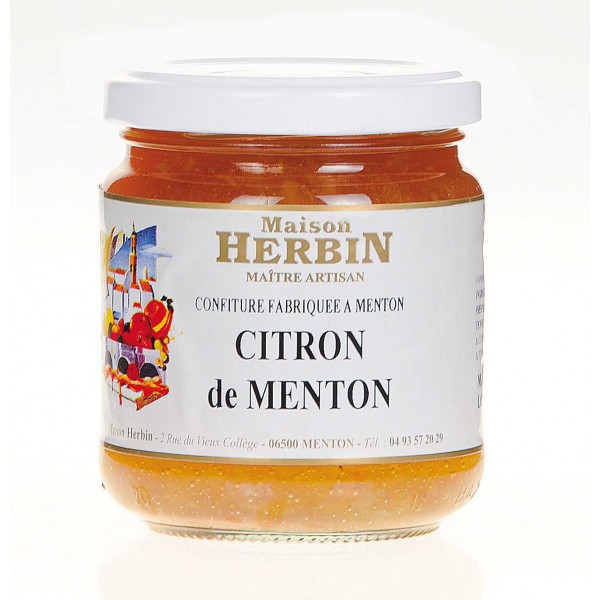 Confiture de citron de Menton 230gr