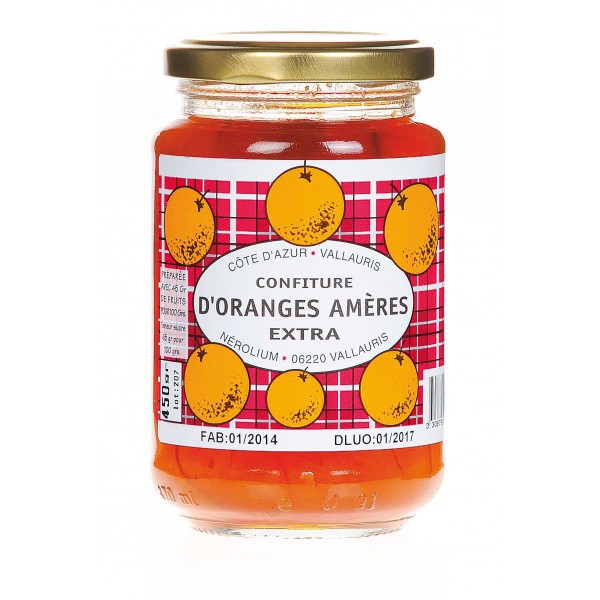 Confiture d'Oranges Amères de Vallauris 450 gr