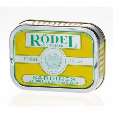 Sardines à l'huile d'olive et Citron 115gr - Rodel